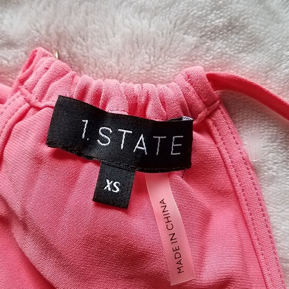 1. State Halter Neckline Tie Waist Romper - Picture 4 of 8